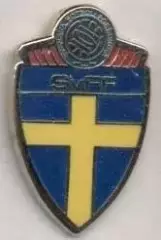 Швеція, федерація футболу №3 ЕМАЛЬ / Sweden football federation enamel pin badge