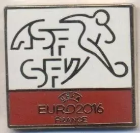 Швейцарія,федерація футболу,Євро-16 №1 ЕМАЛЬ/Switzerland football federation pin