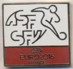 Швейцарія,федерація футболу,Євро-16 №1 ЕМАЛЬ/Switzerland football federation pin