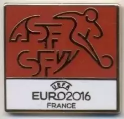 Швейцарія,федерація футболу,Євро-16 №2 ЕМАЛЬ/Switzerland football federation pin