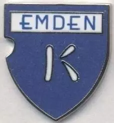 футбол.клуб Кікерс Емден (Німеччина ЕМАЛЬ/BSV Kickers Emden,Germany football pin