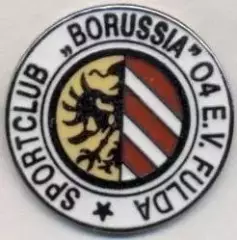 футбол.клуб Боруссія Фульда (Німеччина ЕМАЛЬ/Borussia Fulda,Germany football pin