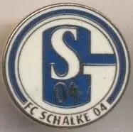 футбол.клуб Шальке-04 (Німеччина1 ЕМАЛЬ/Schalke 04,Germany football enamel badge