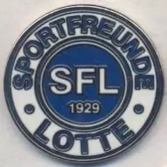 футбол.клуб Лотте (Німеччина ЕМАЛЬ/Sportfreunde Lotte,Germany football pin badge