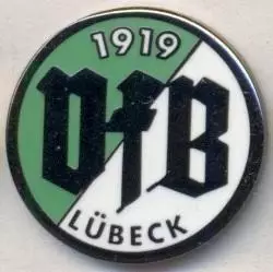 футбол.клуб Любек (Німеччина) ЕМАЛЬ/VfB Lubeck,Germany football enamel pin badge