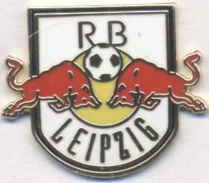 футбол.клуб РБ Лейпциг (Німеччина)2 ЕМАЛЬ /RB Leipzig,Germany football pin badge