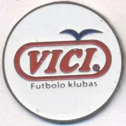 футбол.клуб Вічі Каунас (Литва) важмет /Vici Kaunas,Lithuania football pin badge