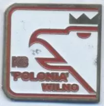 футбол.клуб Полонія (Литва)1 важмет/Polonia Vilnius-Wilno,Lithuania football pin