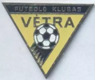 футбол.клуб Ветра Вільнюс (Литва) важмет / Vetra Vilnius, Lithuania football pin