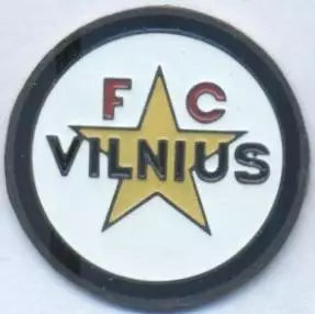 футбол.клуб ФК Вільнюс (Литва)1 важмет / FC Vilnius,Lithuania football pin badge