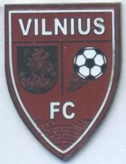 футбол.клуб ФК Вільнюс (Литва)2 важмет / FC Vilnius,Lithuania football pin badge