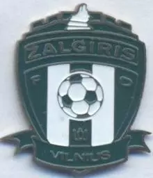 футбол.клуб Жальгіріс В.(Литва)2 важмет /Zalgiris Vilnius,Lithuania football pin