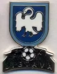 футбол.клуб Лієтава Йонава (Литва) ЕМАЛЬ / Lietava Jonava,Lithuania football pin