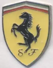 автомобіль Феррарі (Італія)1 Ф-1, формула-1, важмет / Ferrari F-1 car pin badge