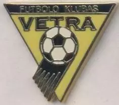 футбол.клуб Ветра Вільнюс (Литва)1 ЕМАЛЬ / Vetra Vilnius, Lithuania football pin