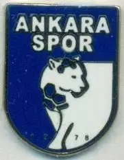 футбол.клуб Анкараспор (Туреччина)2 ЕМАЛЬ / Ankara SK, Turkey football pin badge