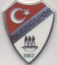 футбол.клуб Елязигспор (Туреч.) ЕМАЛЬ/Elazig SK,Turkey football enamel pin badge
