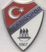 футбол.клуб Елязигспор (Туреч.) ЕМАЛЬ/Elazig SK,Turkey football enamel pin badge