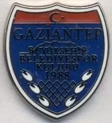 футбол.клуб Газіантеп ББ (Туреч.)1 ЕМАЛЬ /Gaziantep BB,Turkey football pin badge