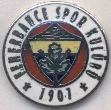 футбол.клуб Фенербахче (Туреччина офіц.1 ЕМАЛЬ/Fenerbahce SK,Turkey football pin