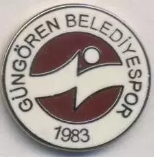 футбол.клуб Гюнгьорен БС (Туреччина) ЕМАЛЬ/Gungoren BS,Turkey football pin badge