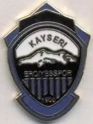 футбол.клуб Ерджієсспор (Туреччина) ЕМАЛЬ/Kayseri Erciyes SK,Turkey football pin