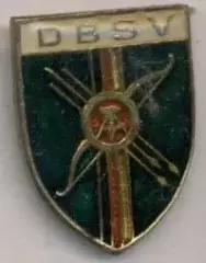 НДР-Німеччина стрільба-лук федерація важмет/GDR-Germany archery federation badge