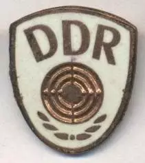 НДР-Німеччина, стрільба, федерація, ЕМАЛЬ /GDR-Germany shooting federation badge