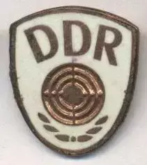 НДР-Німеччина, стрільба, федерація, ЕМАЛЬ /GDR-Germany shooting federation badge