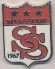 футбол.клуб Сівасспор (Туреч.)1 ЕМАЛЬ /Sivas SK,Turkey football enamel pin badge
