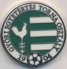 футбольний клуб ЕТО Дьйор (Угорщина)2 ЕМАЛЬ/Gyori ETO,Hungary football pin badge