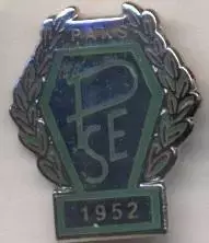футбол.клуб Пакш (Угорщина)1 ЕМАЛЬ / Paksi FC, Hungary football enamel pin badge