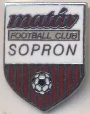 футбол.клуб МАТАВ Шопрон (Угорщина ЕМАЛЬ/MATAV Sopron,Hungary football pin badge