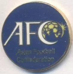 футбол,конфедерація АФК=Азія,№1 ЕМАЛЬ /AFC Asia football confederation pin badge