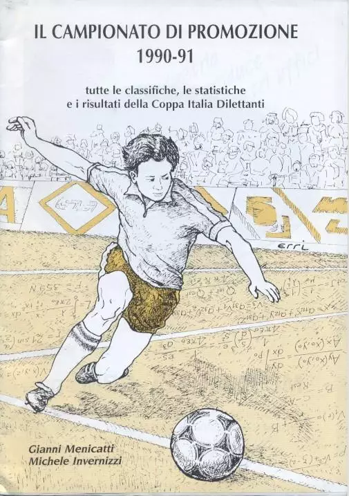 книга Футбол Італія аматори 1990-91 / Campionato Promozione, Italy statistics