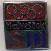 хокей.клуб Медвешчак Загреб (Хорватія офіц. ЕМАЛЬ/Medvescak,Croatia hockey badge