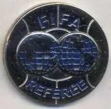 рефері ФІФА (конфедерація футболу) ЕМАЛЬ/FIFA referee football confederation pin