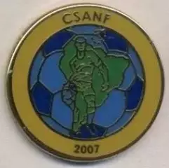 Півд.Америка (не-ФІФА) конфед.футболу ЕМАЛЬ/S.America*football confederation pin