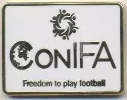 КонІФА,конфедерація футболу (не-ФІФА3 ЕМАЛЬ/ConIFA football federation pin badge