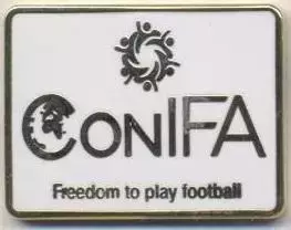 КонІФА,конфедерація футболу (не-ФІФА3 ЕМАЛЬ/ConIFA football federation pin badge