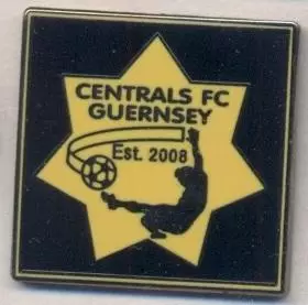 футбол.клуб Сентралс (Англія) ЕМАЛЬ / Centrals FC, Guernsey-England football pin