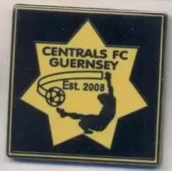 футбол.клуб Сентралс (Англія) ЕМАЛЬ / Centrals FC, Guernsey-England football pin