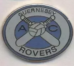 футбол.клуб Гернсі Роверс (Англія) ЕМАЛЬ / Guernsey Rovers, England football pin