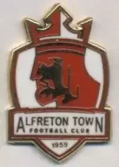 футбол.клуб Алфретон (Англія) ЕМАЛЬ /Alfreton Town FC,England football pin badge