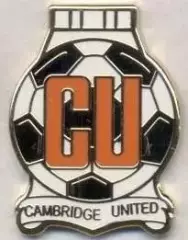 футбол.клуб Кембрідж (Англія) ЕМАЛЬ /Cambridge United,England football pin badge