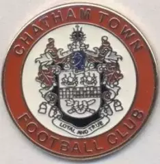 футбольний клуб Чатем (Англія) ЕМАЛЬ /Chatham Town FC,England football pin badge