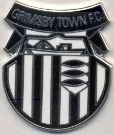 футбол.клуб Грімсбі (Англія) ЕМАЛЬ / Grimsby Town FC, England football pin badge
