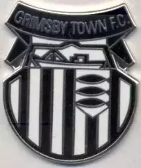 футбол.клуб Грімсбі (Англія) ЕМАЛЬ / Grimsby Town FC, England football pin badge
