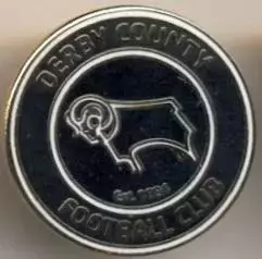 футбол.клуб Дербі Каунті (Англія)1 ЕМАЛЬ /Derby County FC,England football badge