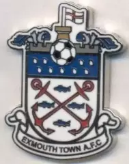 футбол.клуб Ексмут (Англія) ЕМАЛЬ більший /Exmouth Town AFC,England football pin